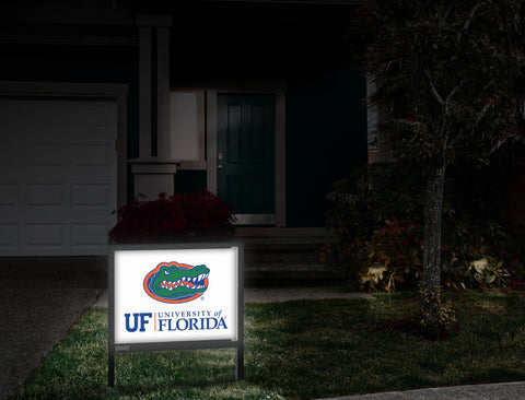 Florida Institutional Gator Mark White Front Door