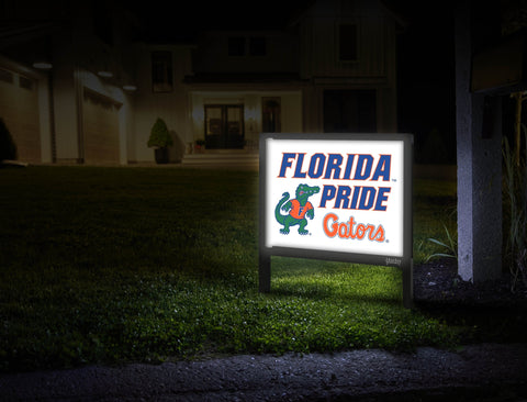 Florida Pride Albert Gators White Mailbox