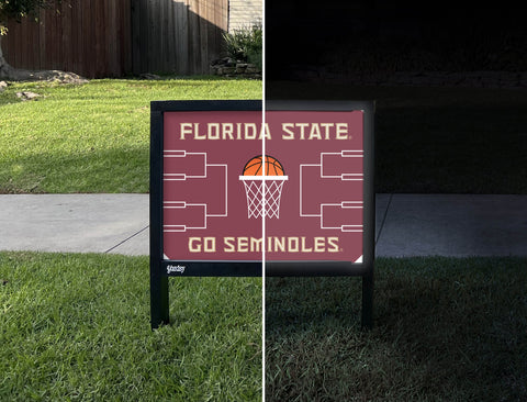Florida State Basketball Yardsy Sign yard sign