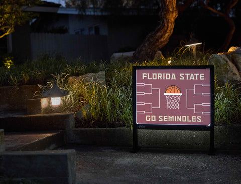 Florida State Basketball Yardsy Sign yard sign