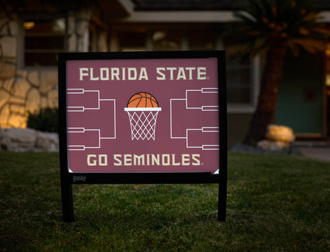 Florida State Basketball Yardsy Sign yard sign