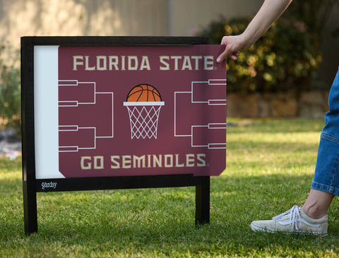 Florida State Basketball Yardsy Sign yard sign