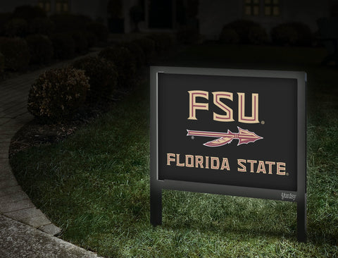 Florida State FSU Spear Black Yardsy Sign