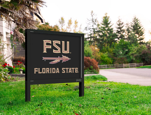 Florida State FSU Spear Black Yardsy Sign