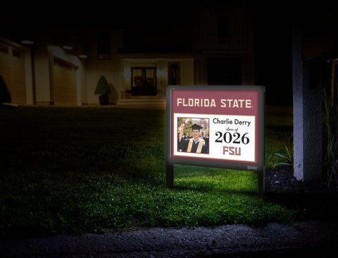 Florida State Graduate Custom Yardsy Sign yard sign