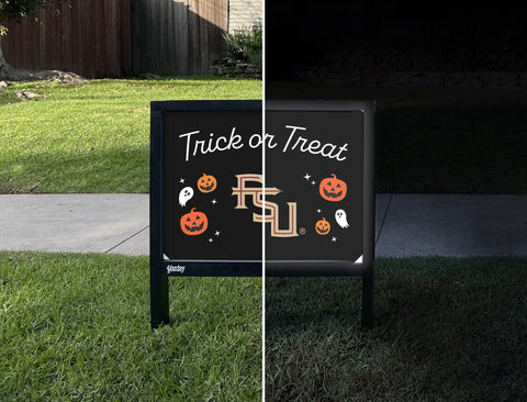Florida State Halloween Trick Or Treat Yardsy Sign yard sign