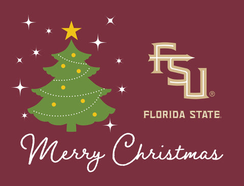 Florida State Merry Christmas Yardsy Sign yard sign