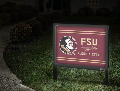 Florida State Seminoles Garnet Yardsy Sign