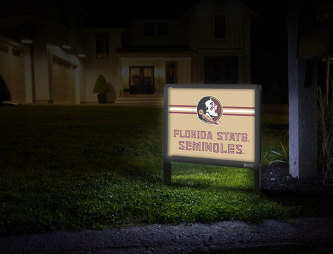 Florida State Seminoles Gold Yardsy Sign