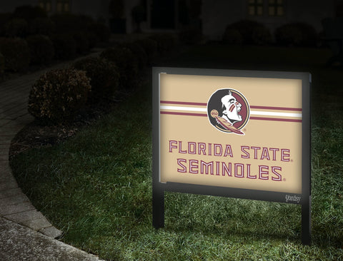 Florida State Seminoles Gold Yardsy Sign