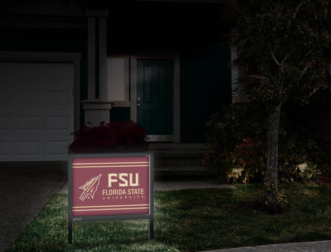 Florida State Spear Fsu Garnet Yardsy Sign Front Door