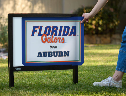 Florida V Auburn Yardsy Sign yard sign
