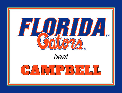Florida V Campbell Yardsy Sign yard sign
