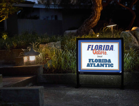 Florida V Florida Atlantic Yardsy Sign yard sign
