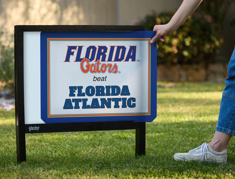 Florida V Florida Atlantic Yardsy Sign yard sign