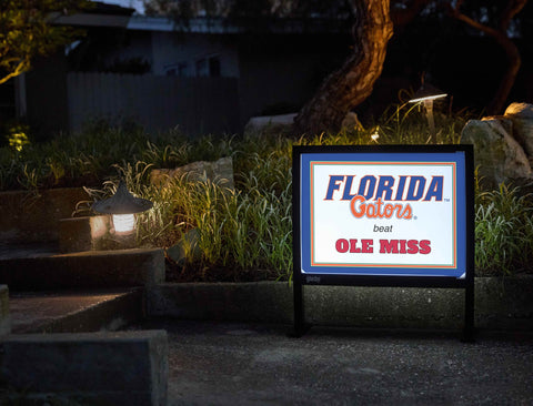 Florida V Ole Miss Yardsy Sign yard sign