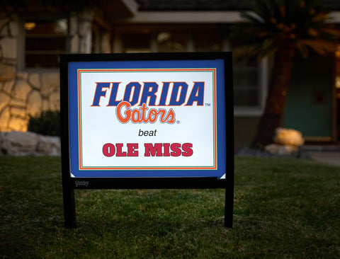 Florida V Ole Miss Yardsy Sign yard sign