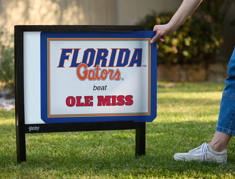 Florida V Ole Miss Yardsy Sign yard sign