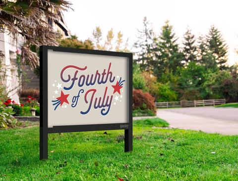 Fourth Of July Yardsy Sign Yard