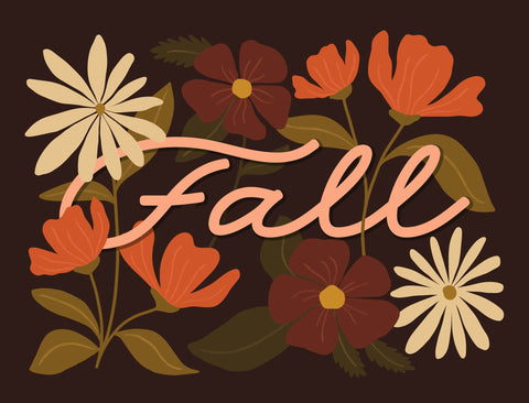 Fall Flowers Yardsy Sign