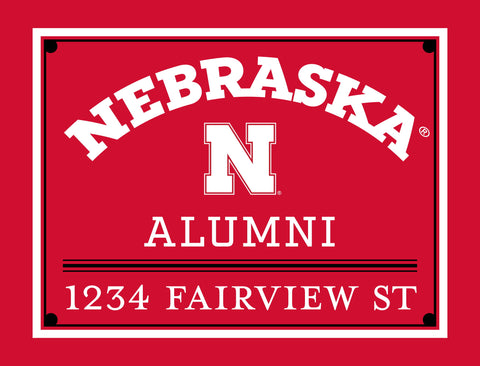 Alumni Nebraska Custom Yardsy Sign