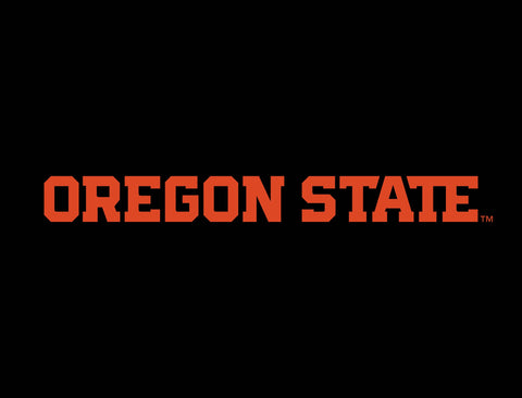Oregon State Wordmark Black Yardsy Sign