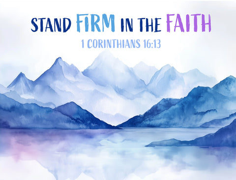 Stand Firm in the Faith Yardsy Sign