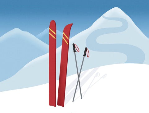 Apres Ski Yardsy Sign