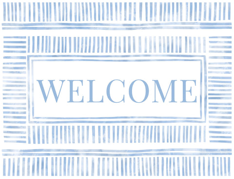 Coastal Welcome Yardsy Sign