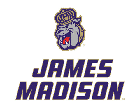James Madison Duke Dog White Yardsy Sign