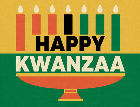 Happy Kwanza Kinara Yardsy Sign