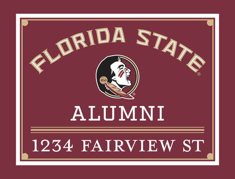 Alumni Florida State Custom Yardsy Sign