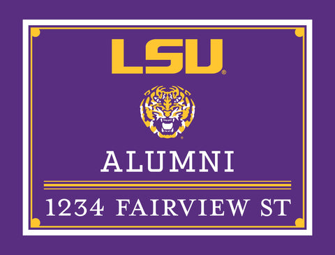 Alumni LSU Custom Yardsy Sign