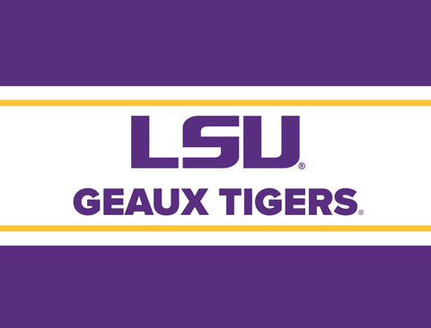 LSU Geaux Tigers Purple Yardsy Sign