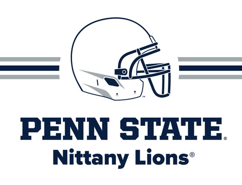 Penn State Nittany Lions Helmet White Yardsy Sign