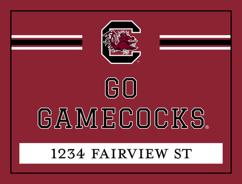 South Carolina Go Gamecocks Custom Yardsy Sign