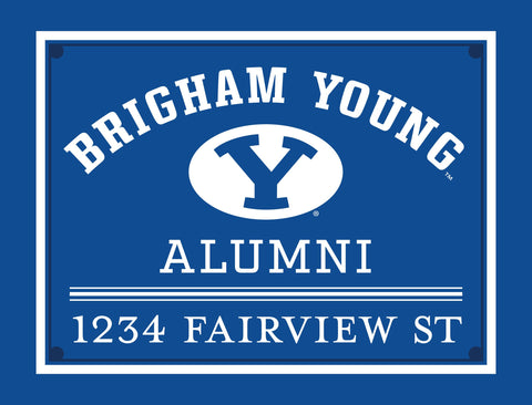 Alumni Brigham Young Custom Yardsy Sign