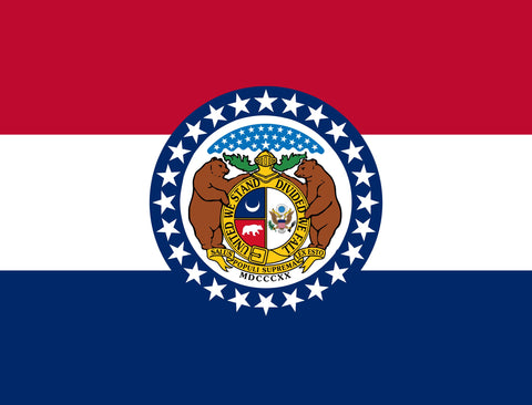 Missouri State Flag Yardsy Sign