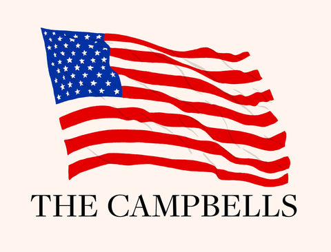 American Flag Custom Yardsy Sign