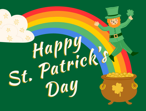 Happy St. Patrick's Day Leprechaun Yardsy Sign