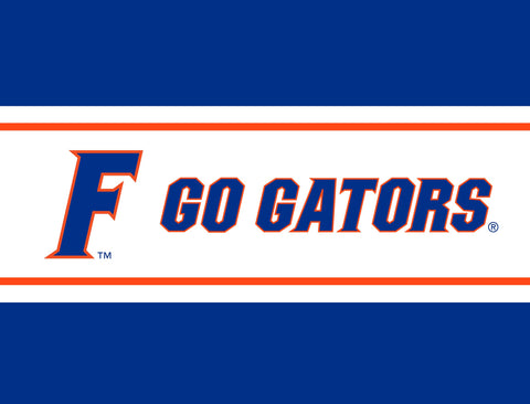 Florida Go Gators Blue Yardsy Sign