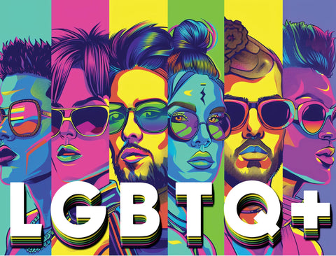 LGBTQ+ Rainbow People Yardsy Sign