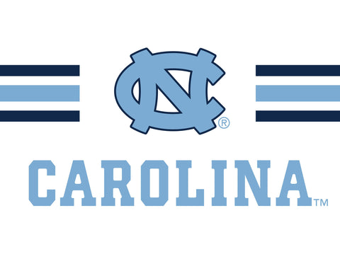 North Carolina NC Stripes White Yardsy Sign