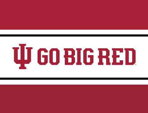 Indiana University Go Big Red Crimson Yardsy Sign