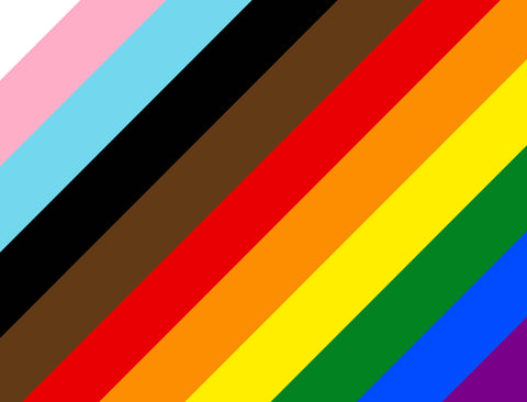Diagonal Pride Rainbow Yardsy Sign