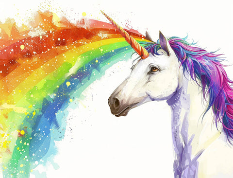Rainbow Unicorn Yardsy Sign