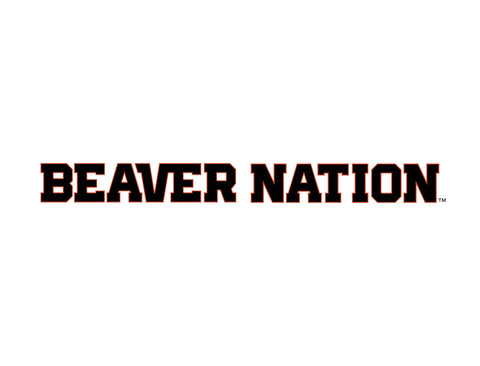 Oregon State Beaver Nation White Yardsy Sign