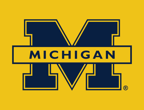 Michigan M Maize Yellow Yardsy Sign