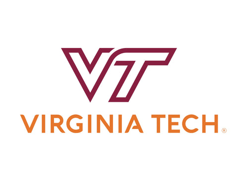 Virginia Tech Institutional Mark White Yardsy Sign