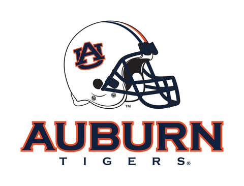 Auburn Tigers Helmet White Yardsy Sign